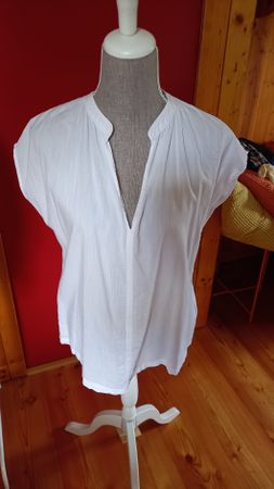 Damen Bluse weiss H&M Grösse M guter Zustand