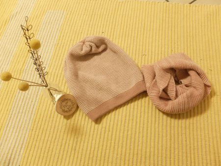 Disana NEUF Bonnet + Loop 50-54cm Laine // Envoi /Versand OK