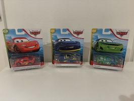 3 Disney Cars Next Gen Racers & Lightning McQueen, Neu & OVP