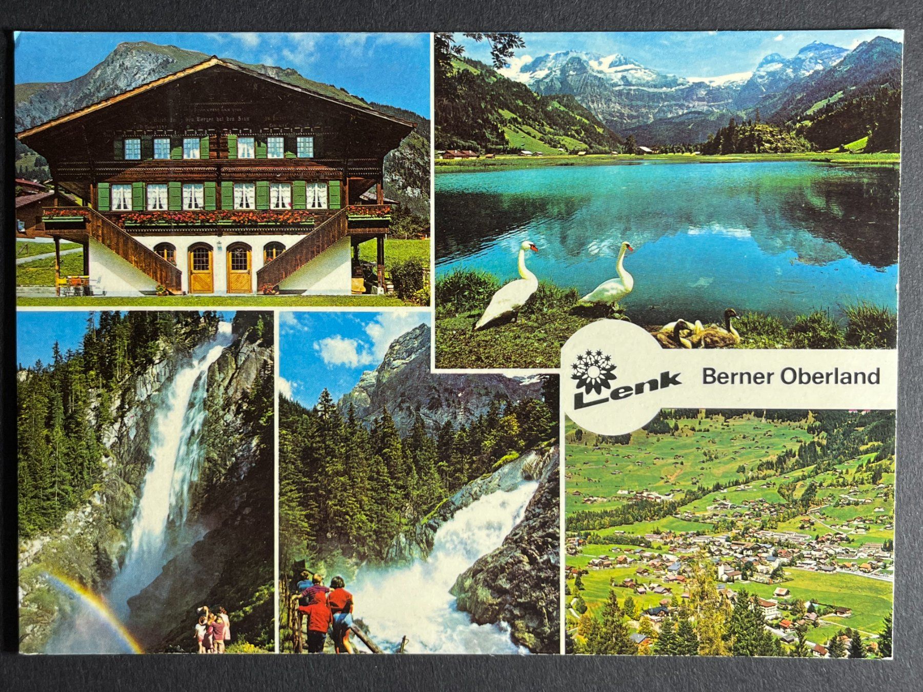 Cartoline postali: Lenk - Berner Oberland - 5 Ansichten – Usato da Steg VS venduto da danwer74