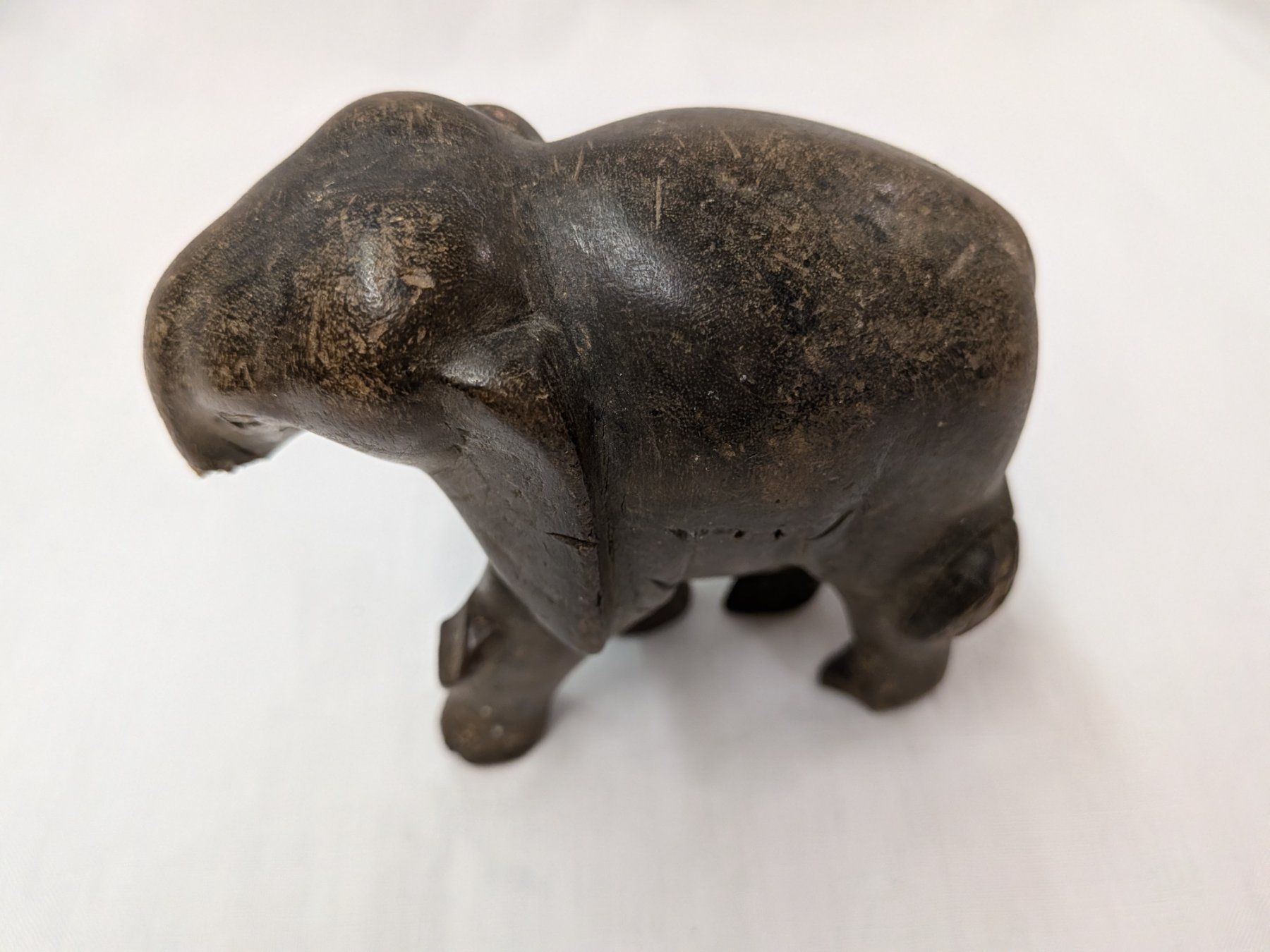 Sculture & Statue: Antike Holzskulptur Afrika Elefant – Usato da Emmen venduto da Brockofsky 1