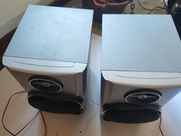 Sony SS-CHPZ7 Lautsprecherpaar silber guter Zustand