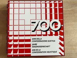 700 Jahre Eidgenossenschaft 27 Silbermünze 405 Gr Feinsilber