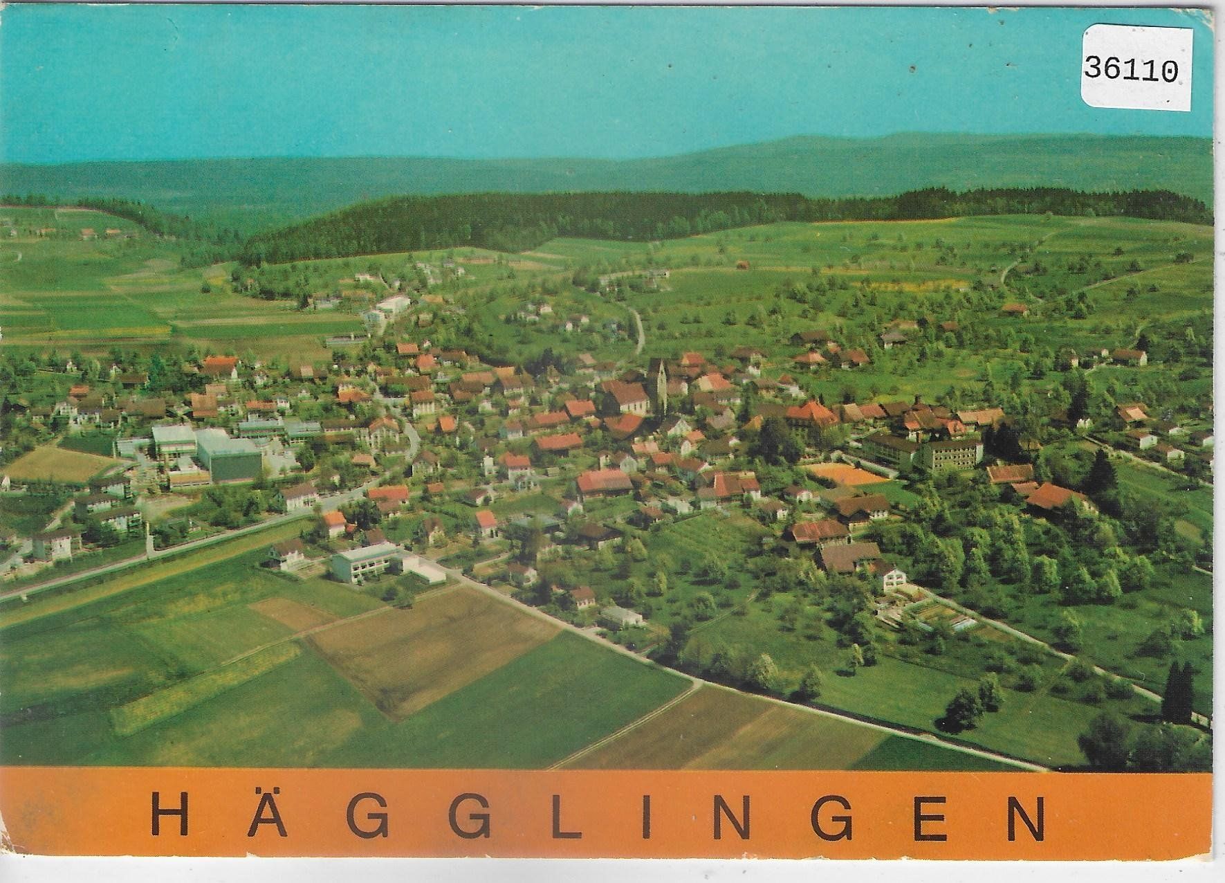 Cartoline postali: Flugaufnahme Hägglingen AG – Usato da Ettingen venduto da Kartenplanet