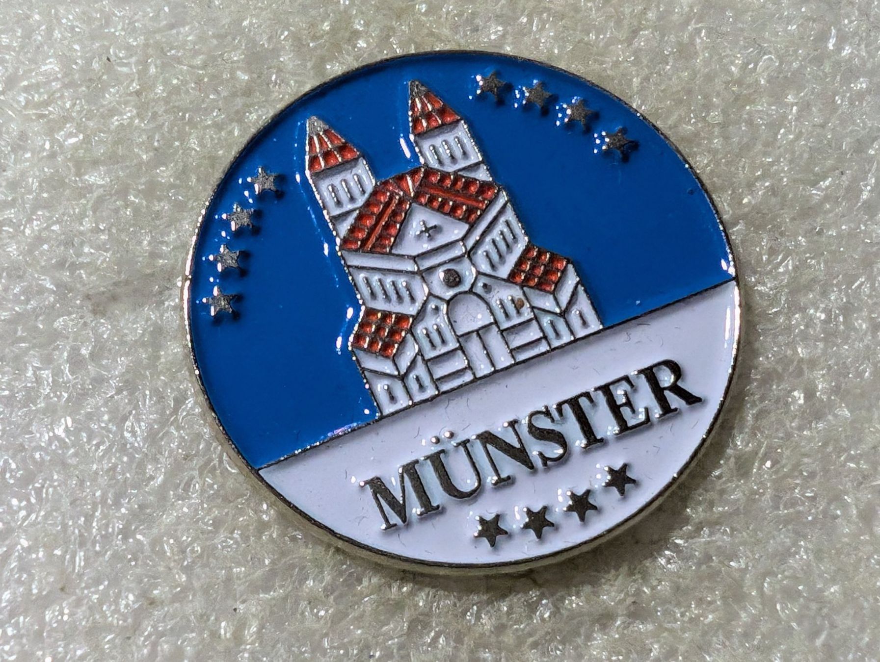 Plaketten & Abzeichen: Ansteckpin 147: Münster – Gebraucht aus Oppligen von Pin-Fall-Shop