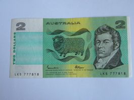 Australia  2 Dollars 1985, (P-43e), Top Zustand