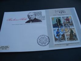 Grossbritannien, 1980, FDC Block London Exhibition 1980