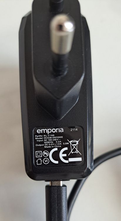 Emporia Caricabatterie: Ladegerät für Emporia Touch Smart V188 AK – Nuovo (secondo la descrizione) da Oftringen venduto da Offers 1