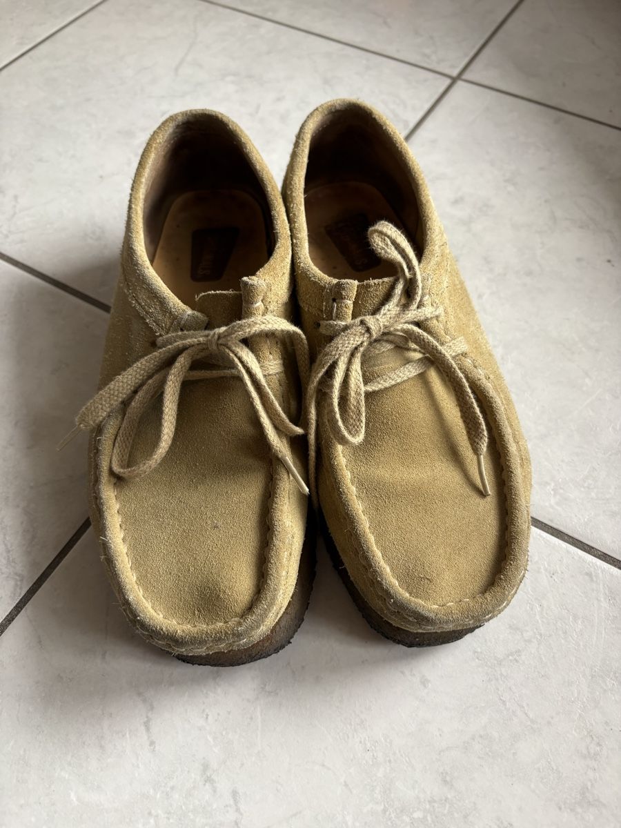 Clarks Scarpe da donna: Clarks Wallabee Wildleder beige Gr. 38 – Usato da Winterthur venduto da sony-6