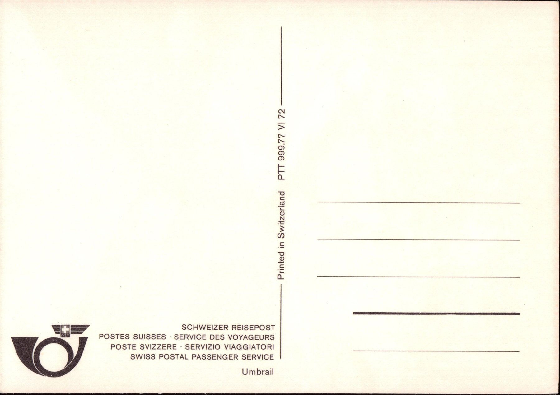 Cartoline postali: AK Umbrail mit schönem alten Postauto – Usato da Eggersriet venduto da glasshouse3egg 1
