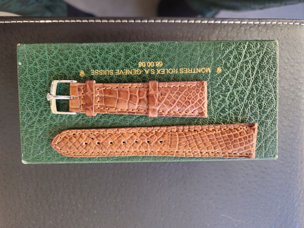 Rolex Lederarmband Krokodil 20mm Armband Datejust Day date 1