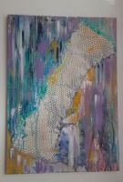 Gemälde "Netz" handmade 50×70