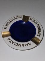 Vintage S. Pellegrino Aschenbecher Keramik RAR.