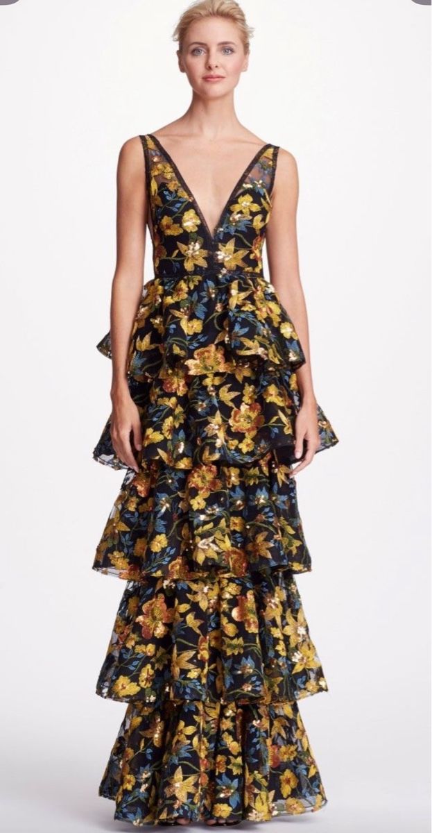 Vestiti: MARCHESA NOTTE Abendkleid (4US / S) – Nuovo (secondo la descrizione) da Horgen venduto da prelovedzh