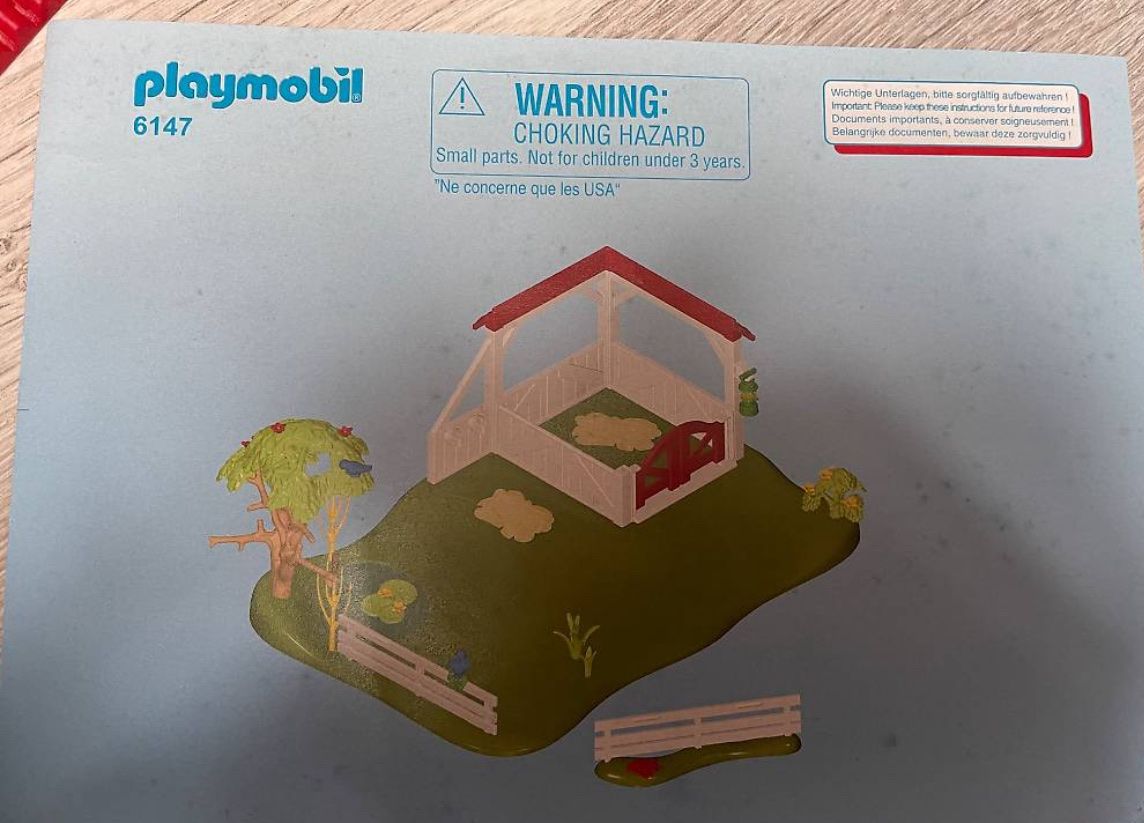 Playmobil Giocattoli: Playmobil - 6147 - Superset Paddock avec chevaux – Usato da Lonay venduto da sinai20 2