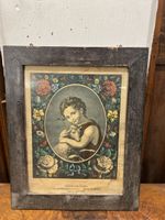 Ancienne gravure religieuse en cadre, Saint Jean ⛪️🖼️ (53)