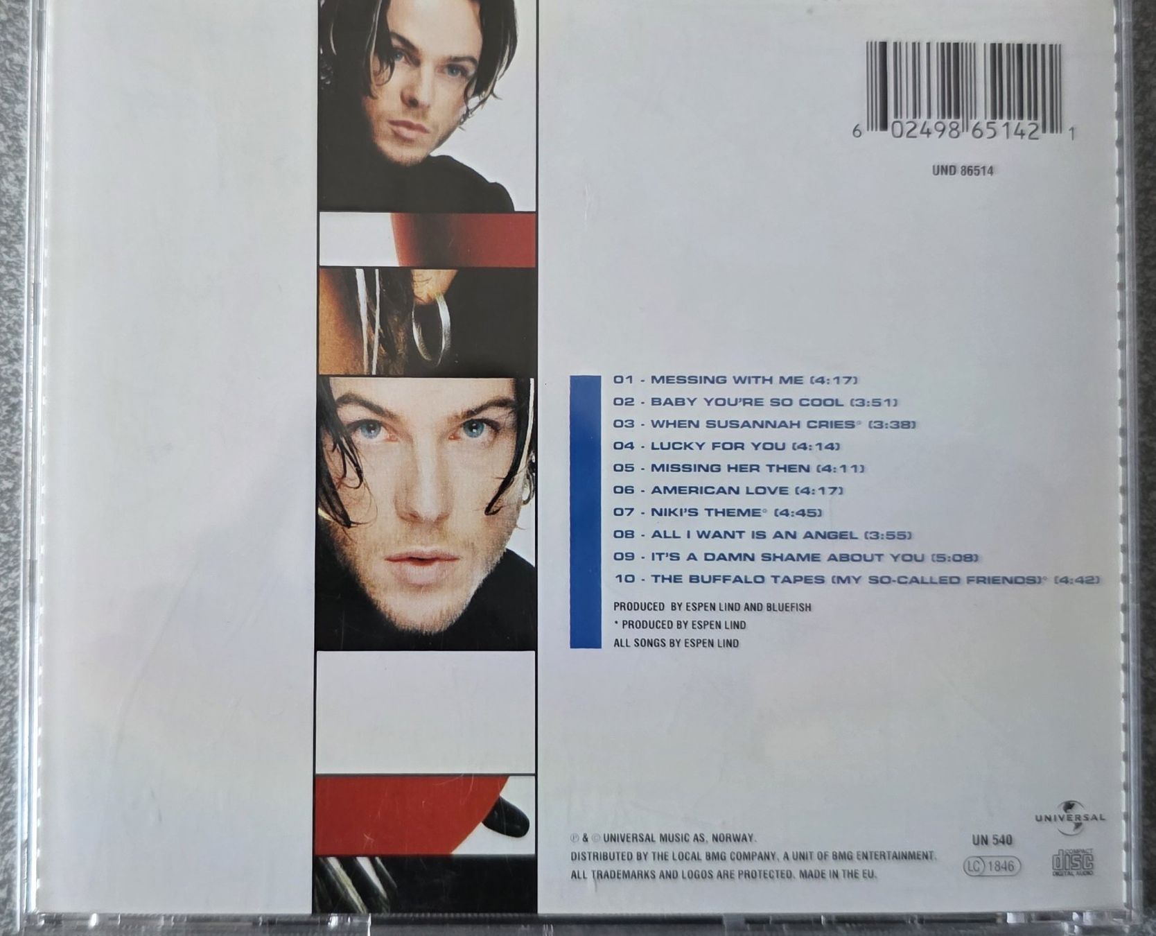 CD: Music CD - Espen Lind - Red – Usato da Oetwil am See venduto da fineli2 1