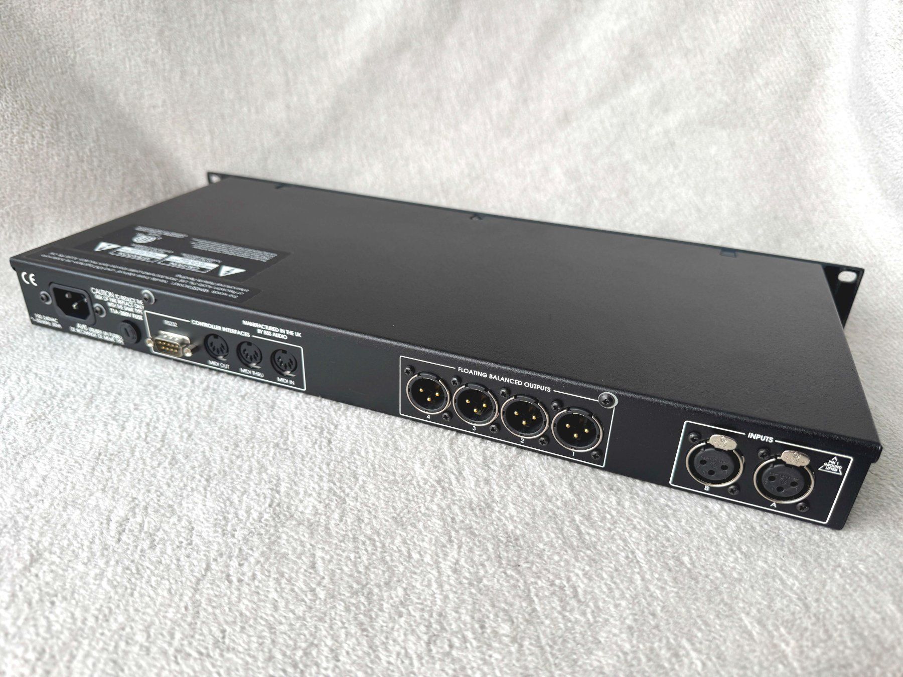 Equalizzatori: BSS FDS-334T Minidrive Loudspeaker Management System - top – Usato da Zürich venduto da Malco0 5