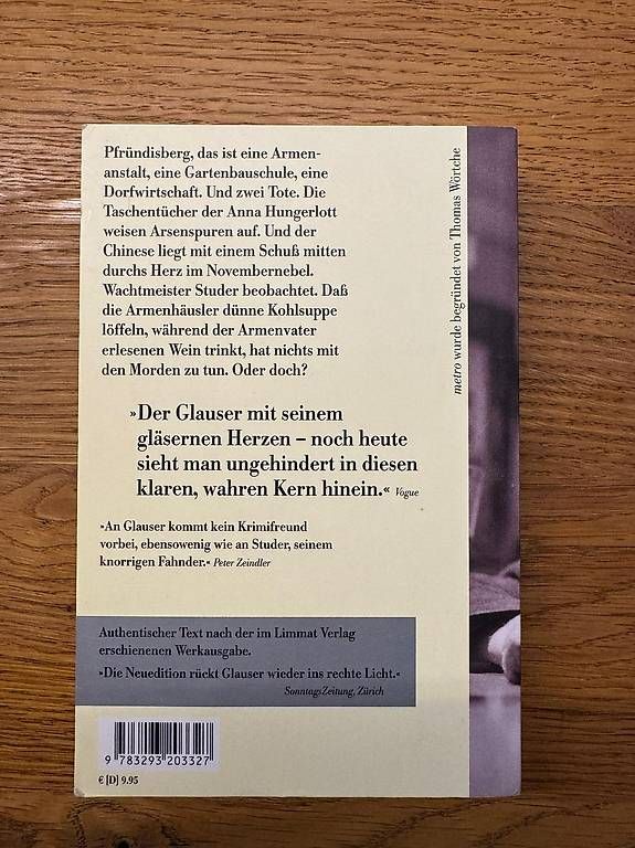Libri: Der Chinese - Friedrich Glauser – Usato da Fehraltorf venduto da eli_x28b 1