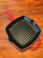 Le Creuset rote Grillpfanne quadratisch
