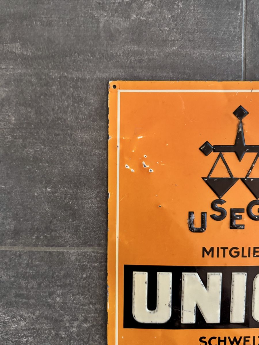 Insegne: Blechschild USEGO Olten – Usato da Oberwil BL venduto da FASDINATION_11 1