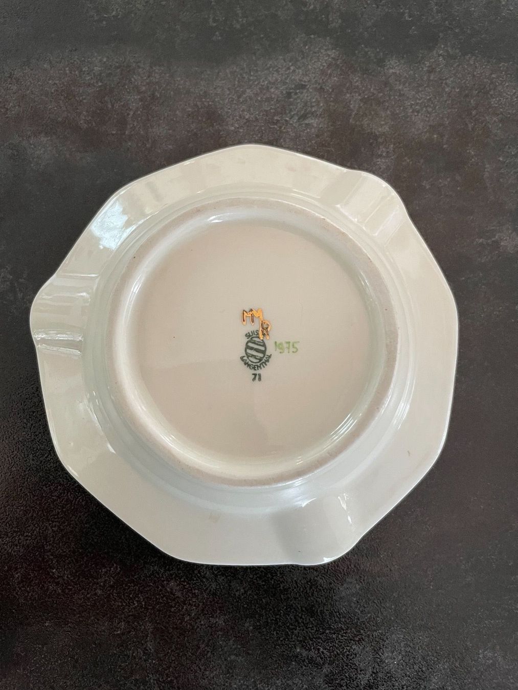 Aschenbecher: Ancien Cendrier Porcelaine Langenthal – Gebraucht aus Vallamand von Bricbracbroc82 4