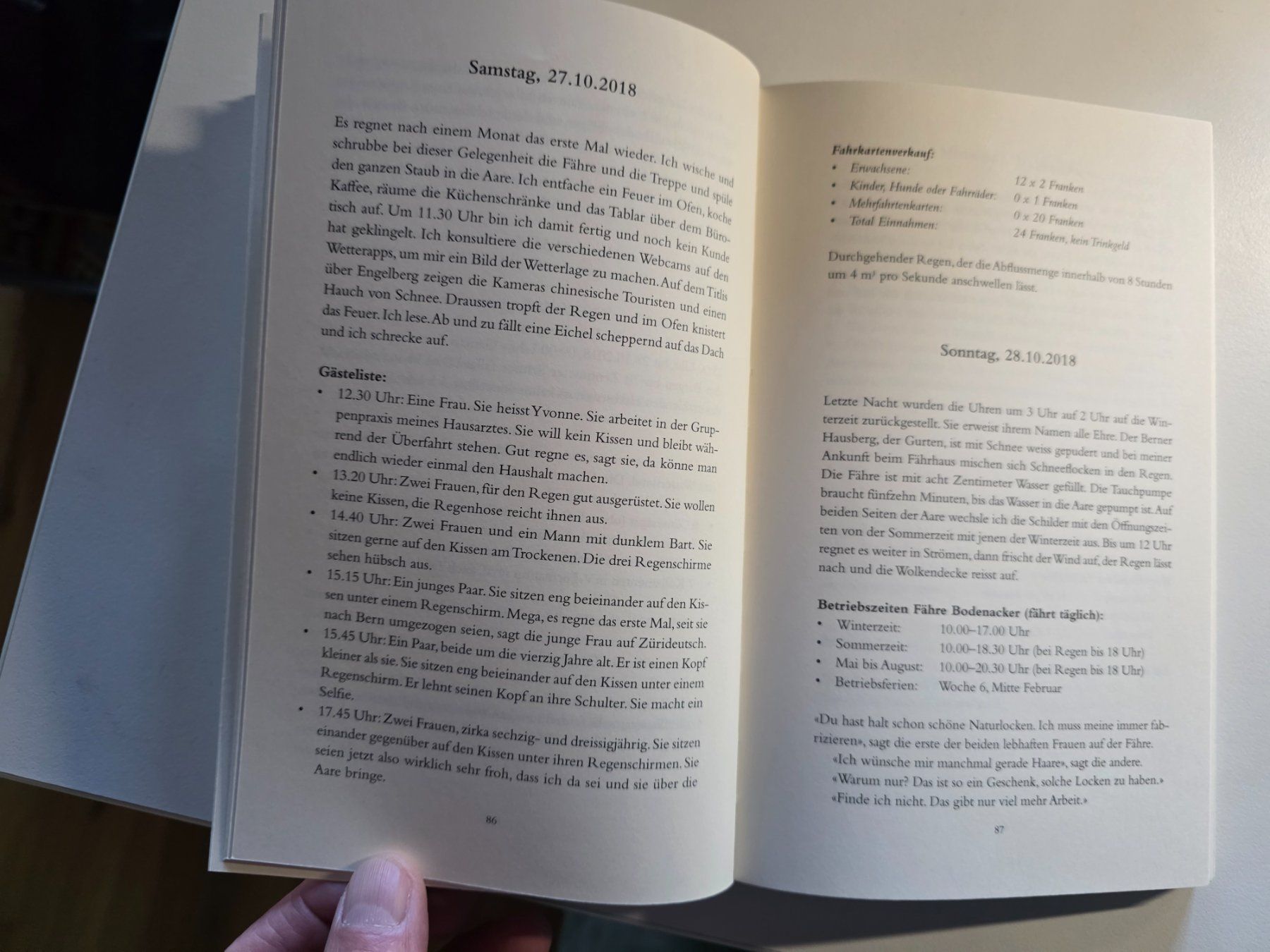 Libri: Aare - Logbuch eines Fährmanns - Daniel Glauser - 2021 – Usato da Walterswil BE venduto da Lonitti 1