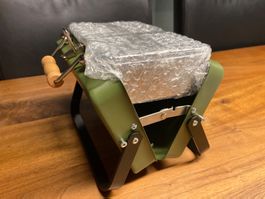 Aktentasche Design Grill Camping Grün / Neu ! Für Unterwegs!