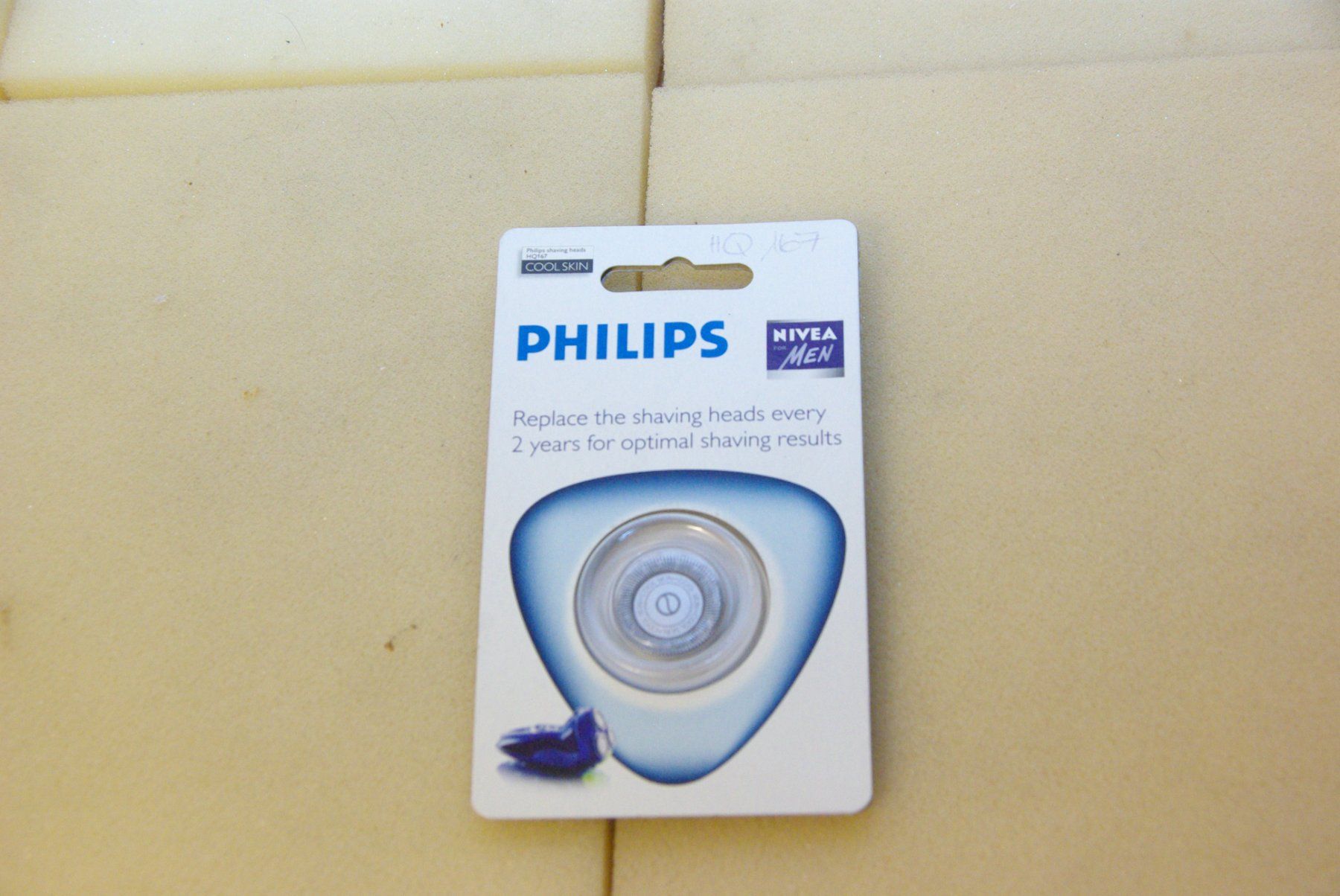 Philips Rasoi & Lamette da barba: PHILIPS Scherkopf HQ167, in OVP – Nuovo e nell'imballaggio originale da Herisau venduto da Cevianer1844