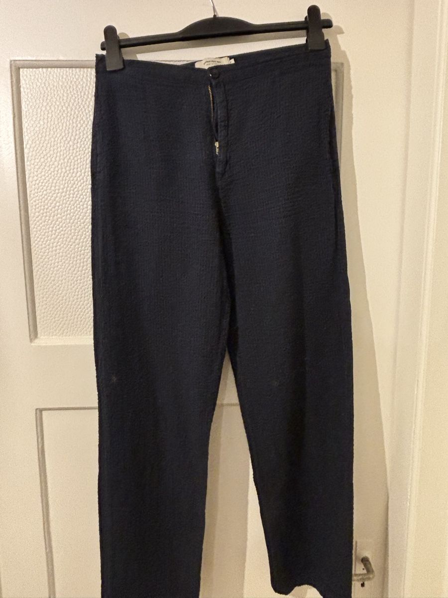 Thinking Mu Hosen: Thinking Mu Stoffhose Seersucker – Gebraucht aus Basel von lkl_5l2h