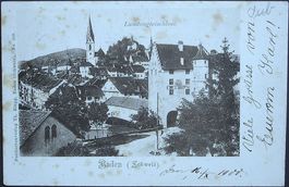 BADEN Landvogteischloss 1900