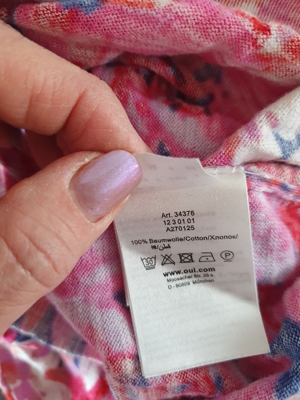 Maglioni & Felpe: Oui - Damen - Pullover - Blumenmuster - Grösse 36 – Usato da Laufenburg venduto da megane1959 4