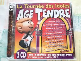 Cd La tournée des Idoles - Age tendre et ...