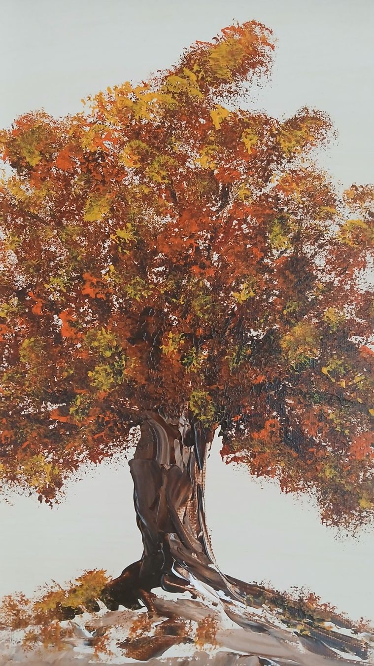 Poster & Bilder: Acrylbild, Handgemalt, "Lebensbaum" – Neu (gemäss Beschreibung) aus Udligenswil von Quarz2002 1