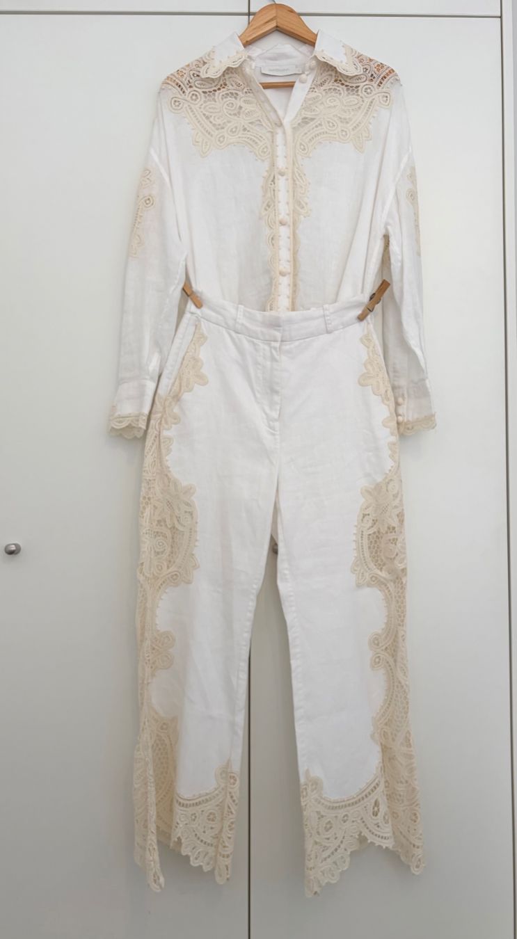 Zimmermann Tute: Zimmermann Elegant Blouse & Pants – Usato da St.Josefen venduto da lop_lh8d