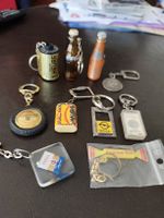 Portes-clefs anciens Malabar Fiat Opel Coca-Cola Total etc..