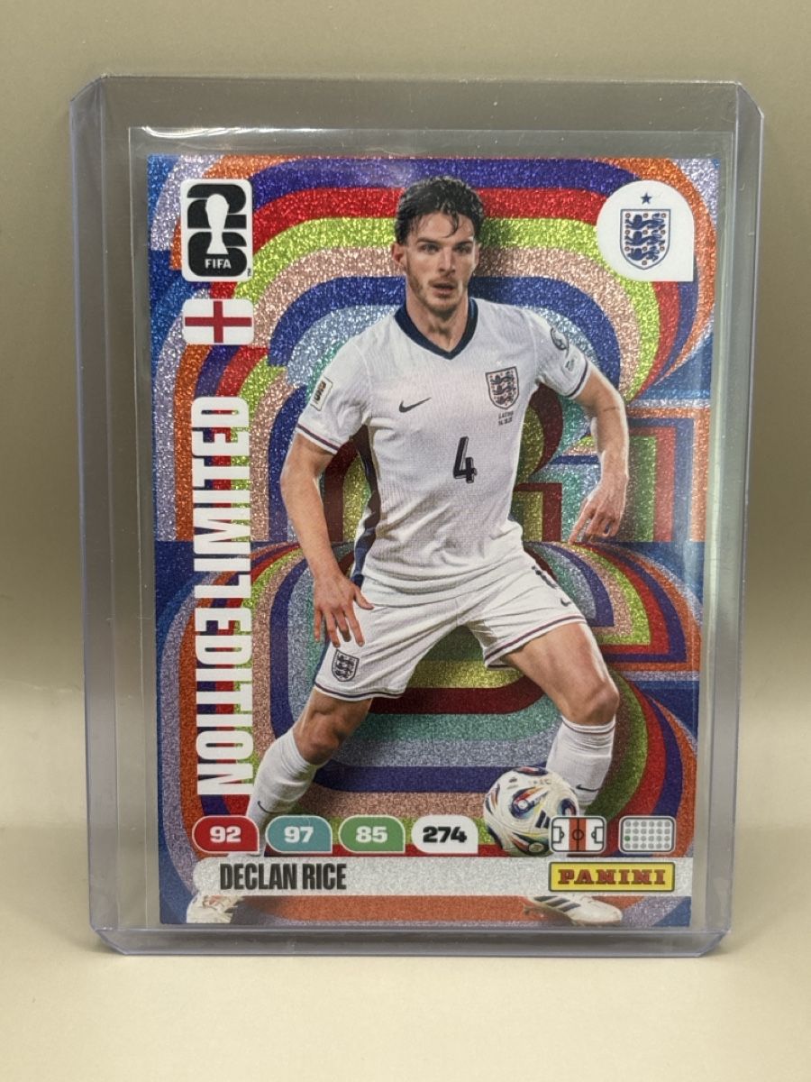 Panini Carte collezionabili: Declan Rice - Limited Edition - Panini 2026 – Nuovo (secondo la descrizione) da Oberbuchsiten venduto da Bananefrappe93