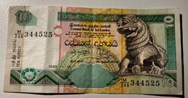 Sri Lanka 10 Rupees 1995