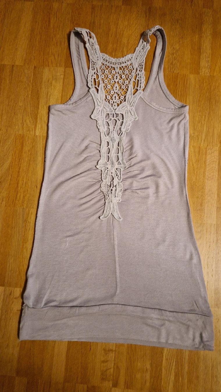 Top: Graues Top Gr. XS – Usato da Riehen venduto da Aconitum 1
