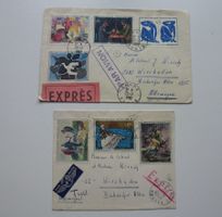 Frankreich ++ 2 Flug-Briefe 1962