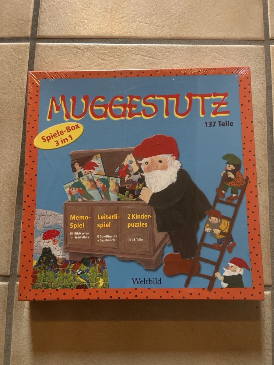 Giochi: Muggestutz Spielbox 3 in 1 – Nuovo e nell'imballaggio originale da Glarus venduto da chr_s287