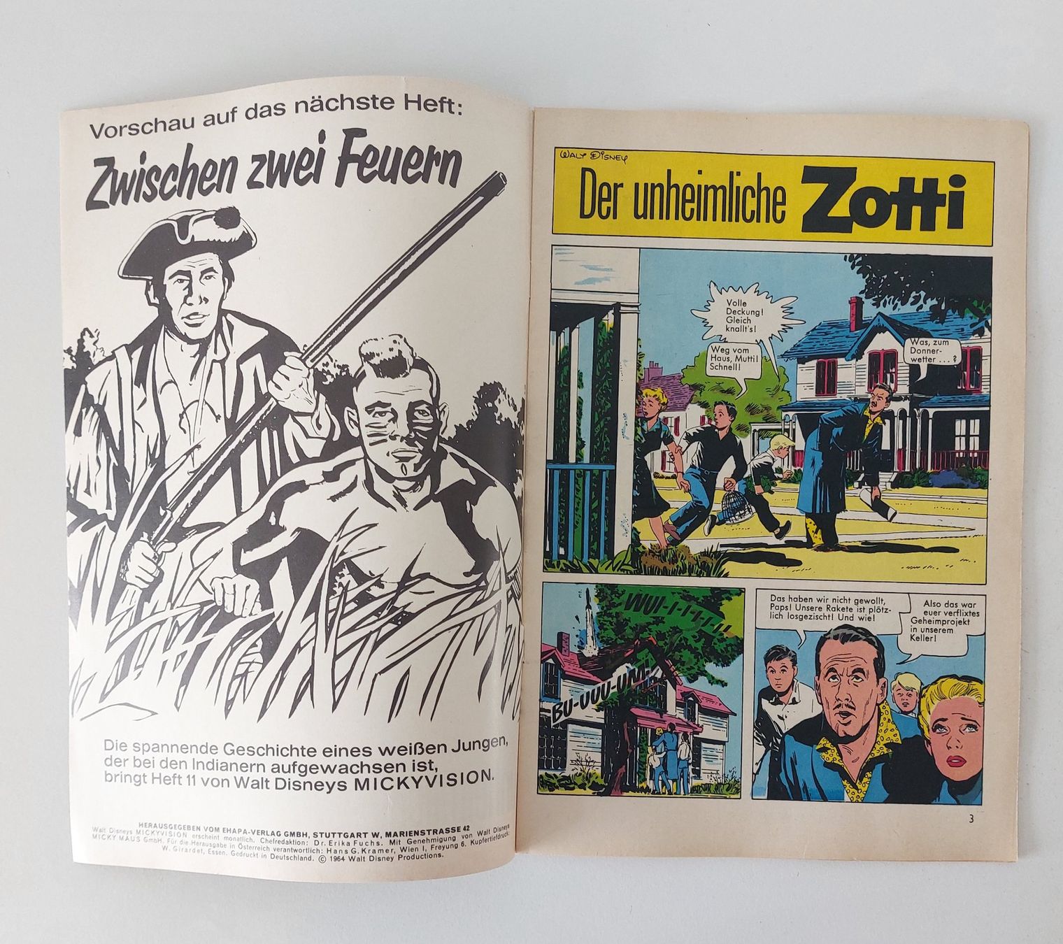 Fumetti: Mickyvision 1964 Nr. 10 Ehapa Verlag Comic – Usato da Schenkon venduto da Uhu007 1