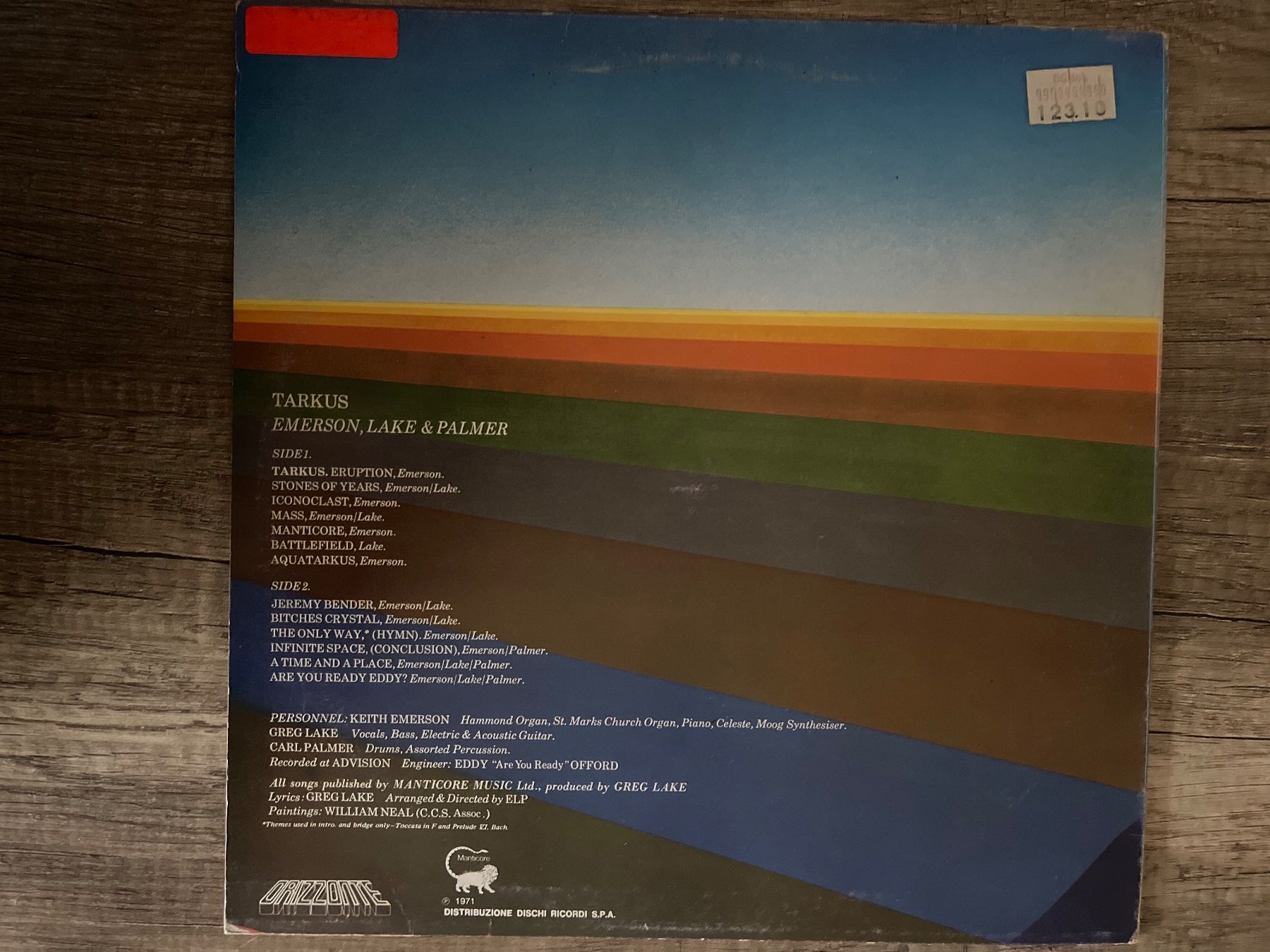 Schallplatten: A193/Emerson, Lake & Palmer - Tarkus – Gebraucht aus Frutigen von Philippe_jsp 1