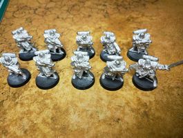 Adepta Sororitas Battle Sister Squad aus Zinn, Warhammer 40k