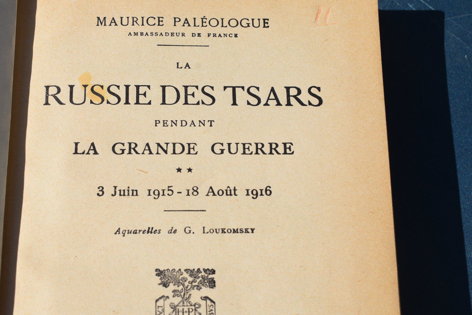 Bücher: La Russie des Tsars 1922 – Gebraucht aus Brügg BE von Aristotolius 3