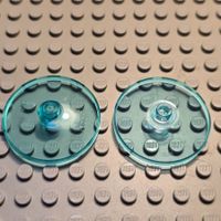 Lego 2x Radar 4x4  (30065) trans.blau