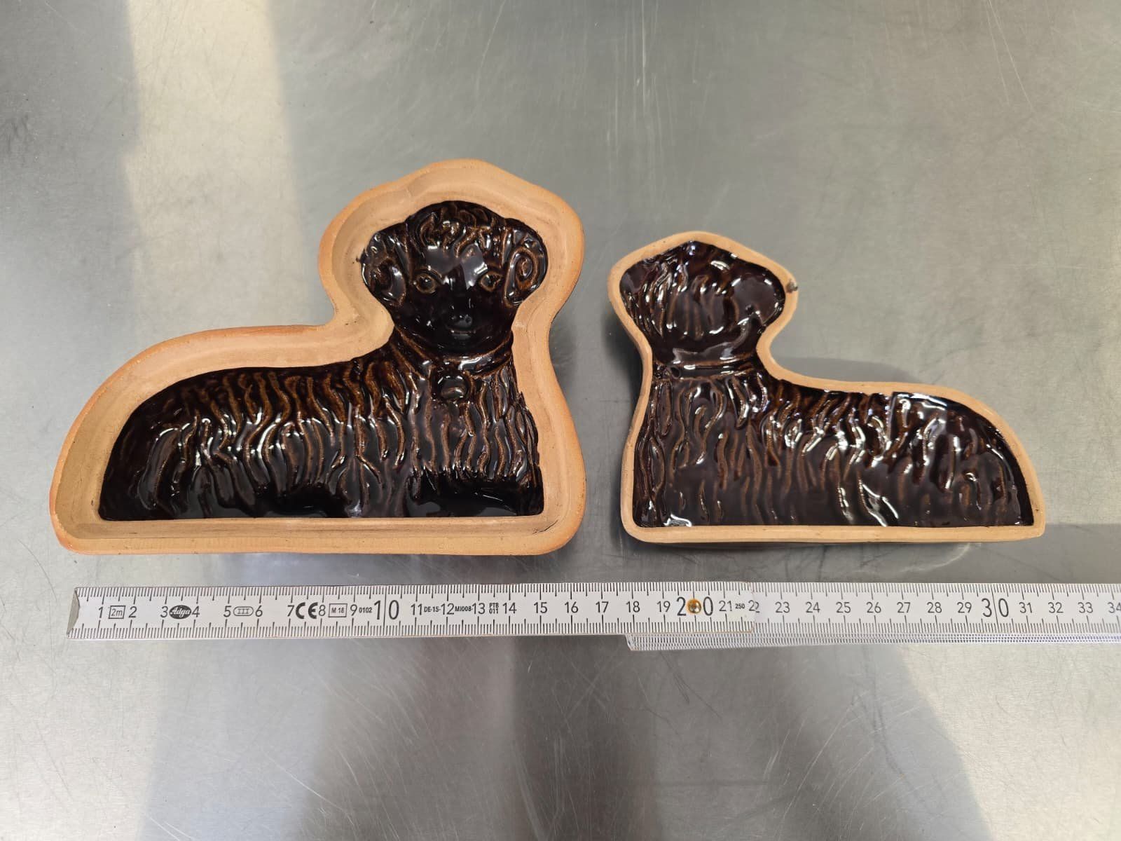Teglie da forno: Osterformen, Osterhase & Lamm, Keramik, Top! – Usato da Thalheim venduto da aschatan90 1