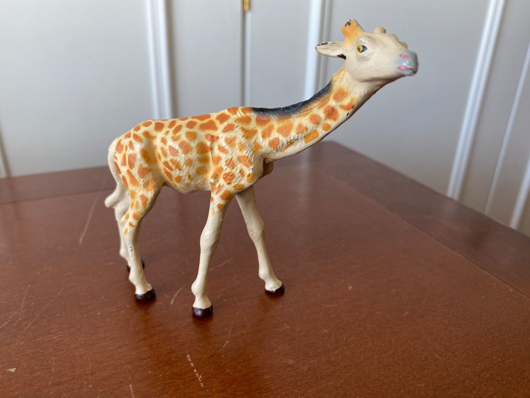 Elastolin Giocattoli: Giraffe - altes Elastolin Lineol Massetier wunderschön 11cm – Usato da THERWIL venduto da Fcbbasel