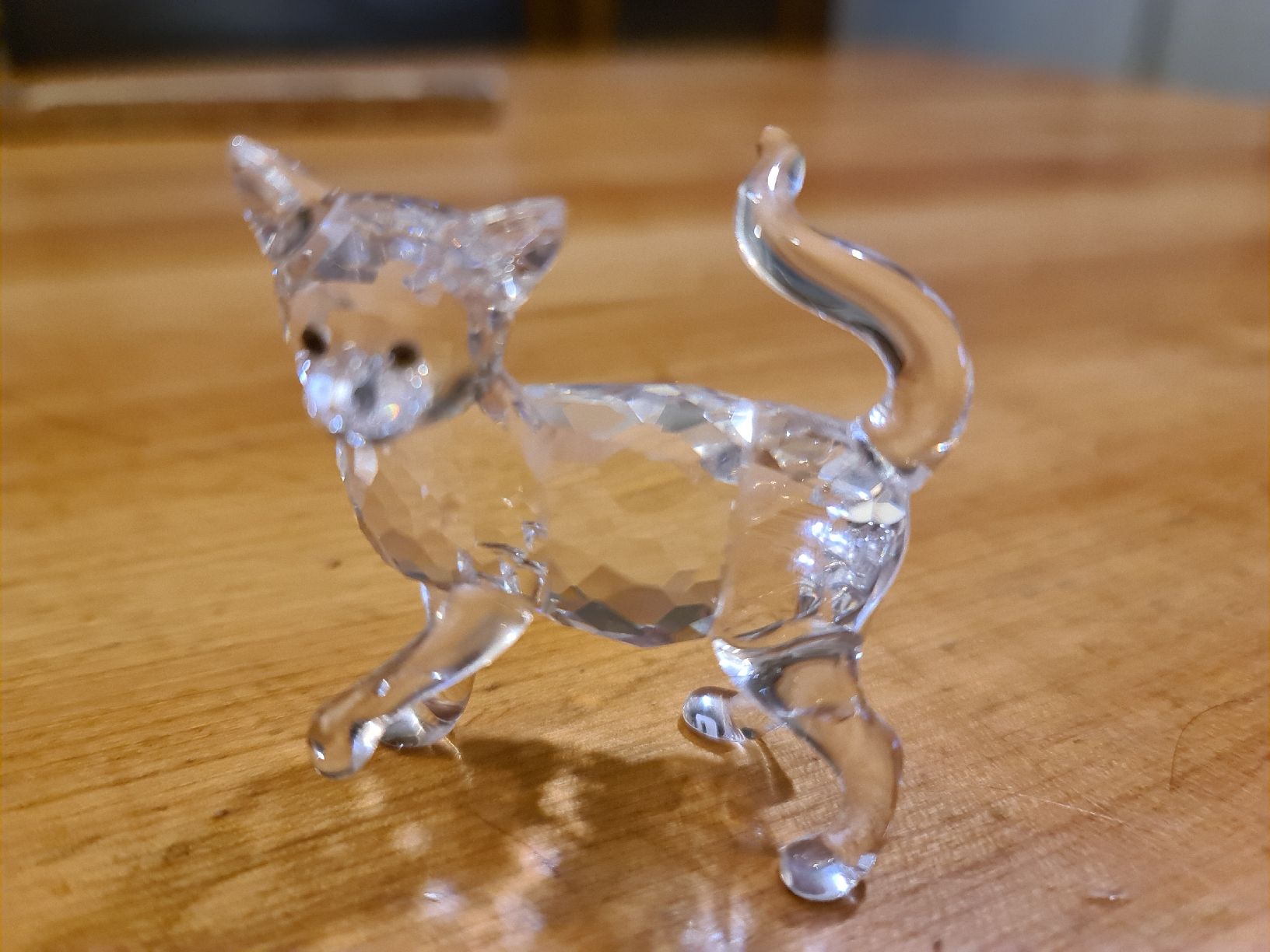 Swarovski Statuette: Swarovski Figur Katze – Usato da henau venduto da Rockj
