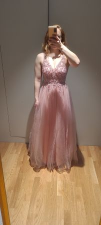 Neu Ballkleid Mascara rosa XS/34